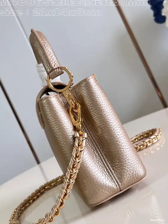 VUITTON CAPUCINES MINI-21*14*8CM LOUIS 0618